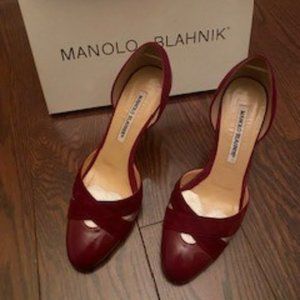 Pair of Manolo Blahnik Shoes.